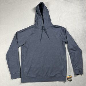 Lululemon Hoodie Mens Blue City Sweat Pullover Stretch Pockets Athleisure